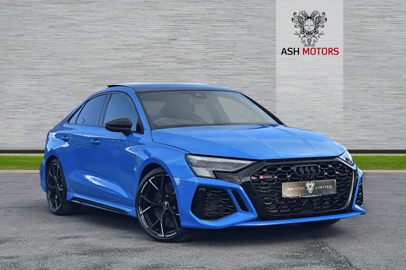 View AUDI RS3 VORSPRUNG SALOON - RS DYNAMIC PACK WITH CERAMICS - VAT QUALIFYING - DELIVERY MILES