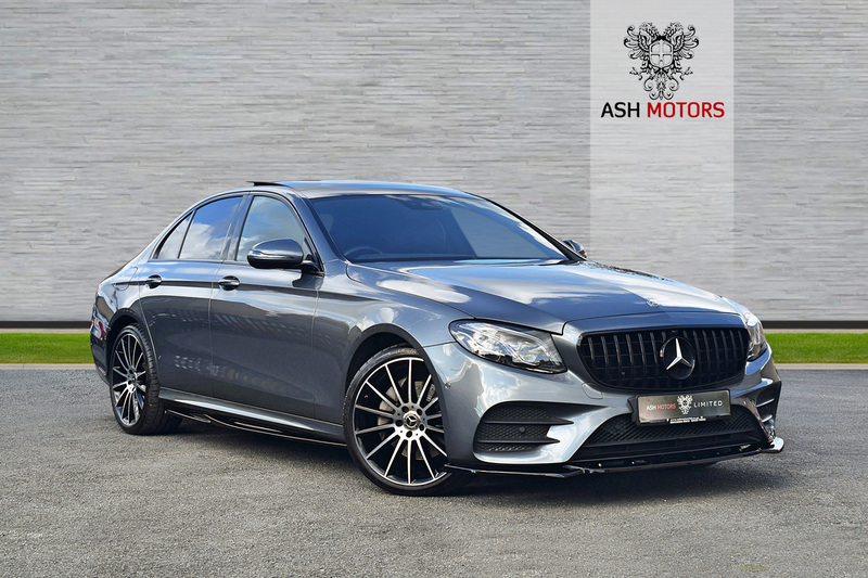 View MERCEDES-BENZ E CLASS E 350 D AMG LINE PREMIUM PLUS - BODYKIT - PANORAMIC SUNROOF - 20IN AMG ALLOYS
