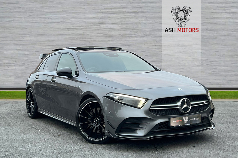 View MERCEDES-BENZ A CLASS AMG A 35 4MATIC PREMIUM PLUS - 1 OWNER - STYLE PACK - AUGMENTED SAT NAV - ADAPTIVE SUSPENSION