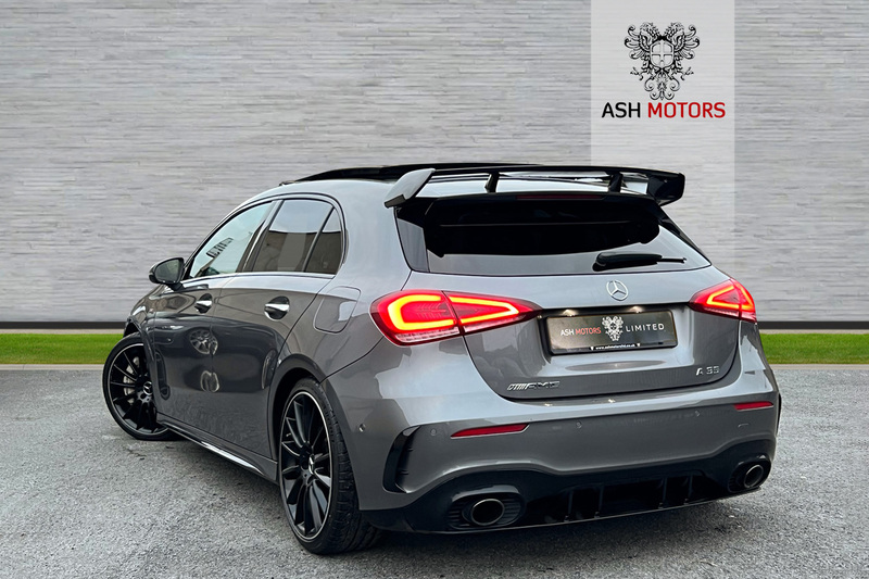 View MERCEDES-BENZ A CLASS AMG A 35 4MATIC PREMIUM PLUS - 1 OWNER - STYLE PACK - AUGMENTED SAT NAV - ADAPTIVE SUSPENSION